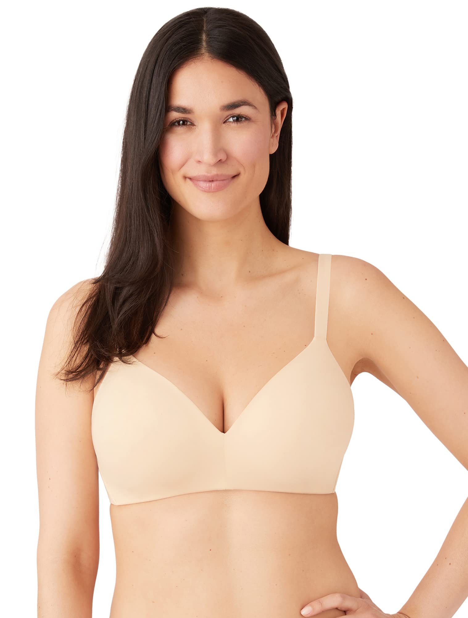 Photo 1 of Wacoal Women's How Perfect Wire Free Bra, Sand, Tan, 38B