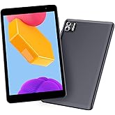 VOLENTEX 8 inch Tablet Android 14 Tablets,Quad-Core Tablet PC,8GB RAM+64GB ROM 512GB Expand,5000mAh Battery, 2+8MP Dual Cameras, Bluetooth, 2.4G/5G WiFi Tablets(Gray)