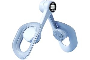 Lqyom Thigh Master with Display Counter, 360° Pelvic Floor Exercise Devices, Inner Thigh Exerciser for Women, Hip & Leg Workout Device for Postpartum Recovery, Blue