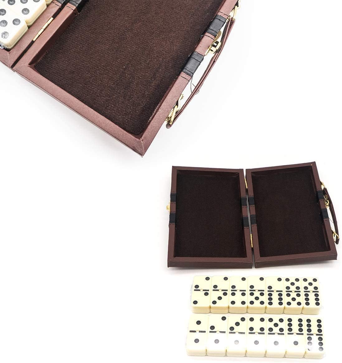 EUROXANTY Dominoes Game, Black Case, 20 x 14 cm - Image 4