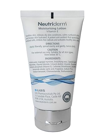neutriderm vitamin e moisturizer ingredients