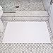 Over the Floor 2 Piece Extra Thick Cotton Bathroom Mat, Luxury Hotel and Spa Quality, White