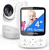 HelloBaby Baby Monitor Camera No Wifi 29 Hour 355° Pan Tilt 2x Zoom 2-Way Talk