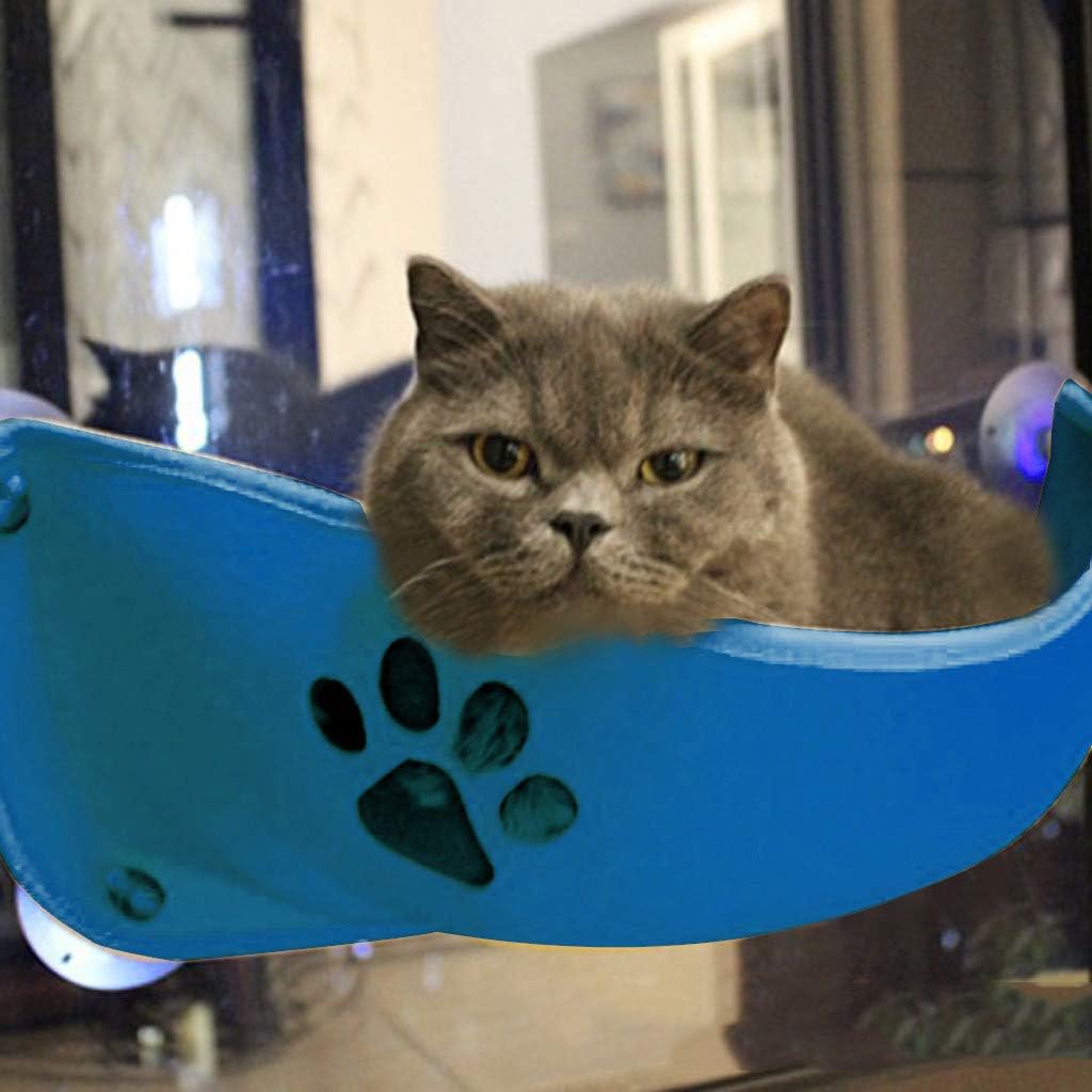 Yiduore Cat Resting Seat Perch Window Hammock Cats Safety Bed with Durable Heavy Duty Suction Cups