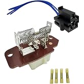 OWNDR HVAC AC Blower Motor Resistor with Connector Wire Harness | Fit for Ford F-250 F-350 F-450 F-550 E150 E250 E350 E450 E550, Replace YH-1697, Replace 4C2Z-19A706-AA