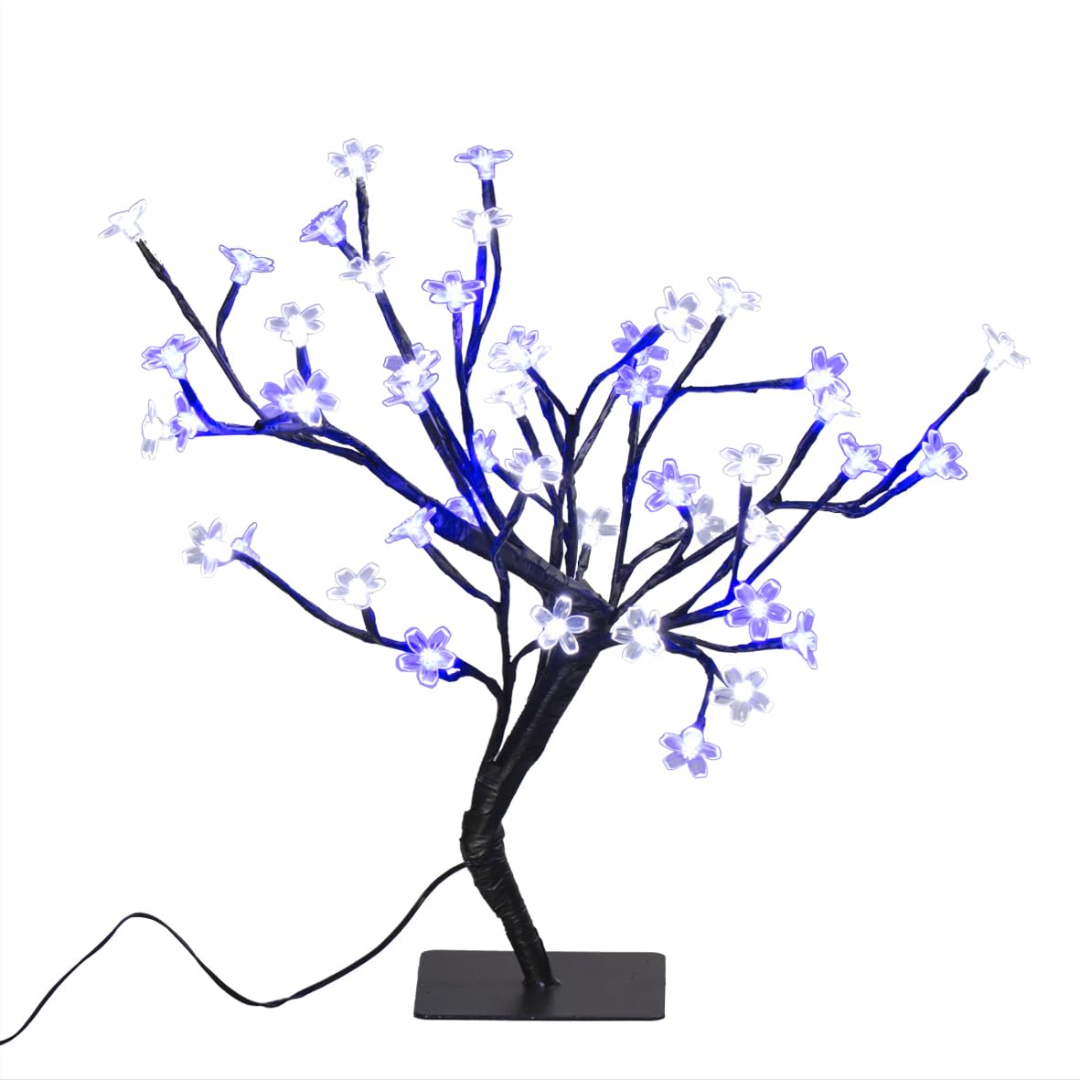 The Christmas Workshop 45 cm 48 LED Blossom Tree, Blue/ White — image 1