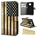 Galaxy S7 Active Case (Active Model,NOT for General S7) - Mavis's Diary Premium PU Leather Wallet Flip Folio Case [Card Slot] Kickstand Magnetic Snap Cover for Samsung Galaxy S7 Active - American Flag