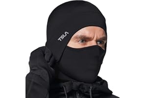 TSLA Men and Women Thermal Fleece Skull Cap, Winter Ski Cycling Under Helmet Liner, Running Beanie Hat