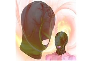 Large Size Head Mask for Party Carnival Night, Elastic Role Playing Hood for Men and Women (Show Mouth)