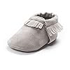 Image 1 - Kuner Baby Boys Girls Tassel Soft Soled Non-Slip Crib Shoes Moccasins First Walkers
