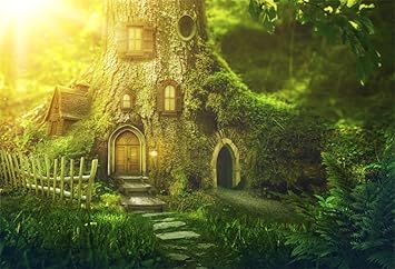Amazon Com Ofila Fairy Tale Backdrop 10x8ft Enchanted Forest