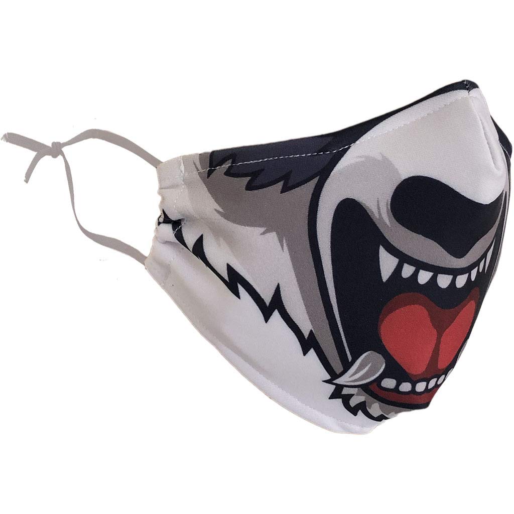 Delfina Stay Safe Reusable Face Mask Protection Washable Mouth & Nose Shield Breathable Anti Smoke Pollution Bike Motorcycle Sport (Mad Dog)