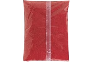 S&S Worldwide Color Splash! Art Sand - Red, 2 lbs., for Layering in Bottles, Adhesive Sand Pictures, Terrariums, Over Glue, DIY Crafts, for Kids & Adults, Fine, Non-Toxic, 2lb Bag