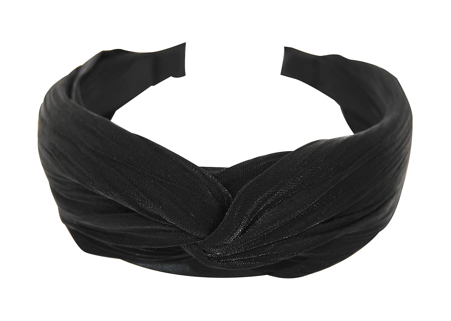 axy Headband with Refined Knot and Light Shine – Beautiful Headband Hair Accessories Hair Band HRD2 (Black)