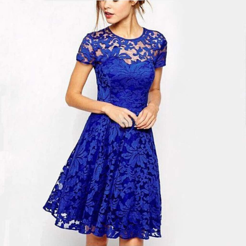 amazon blue lace dress