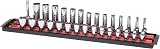 Ernst Manufacturing 8453 Socket Boss 19-Inch Red 3/8 Drive Socket Organizer Tray view 5