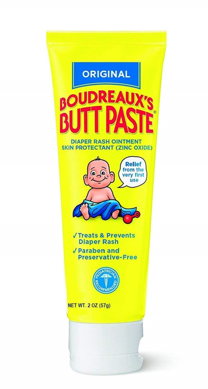 Boudreaux's Butt Paste Diaper Rash Ointment | Original Formula | 2-Ounces Tube | 1-Unit