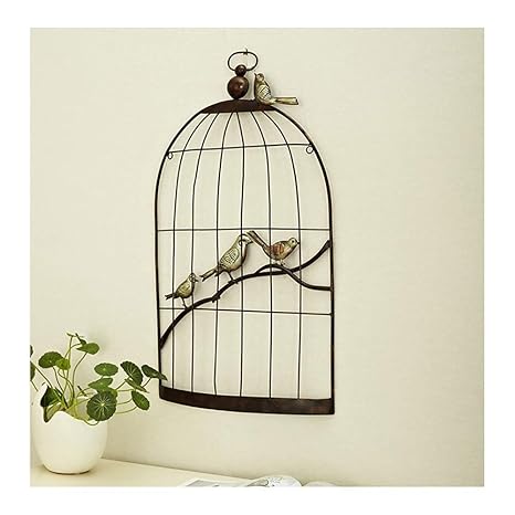 Asskanaer Européen En Fer Forgé Cage à Oiseaux Rétro