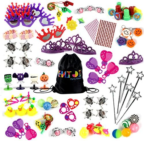 ENJOJ 120 Pcs Party Favor Toys Girl Party Toys for Birthdays, Halloweens, Wedding Parties, Reward Gifts