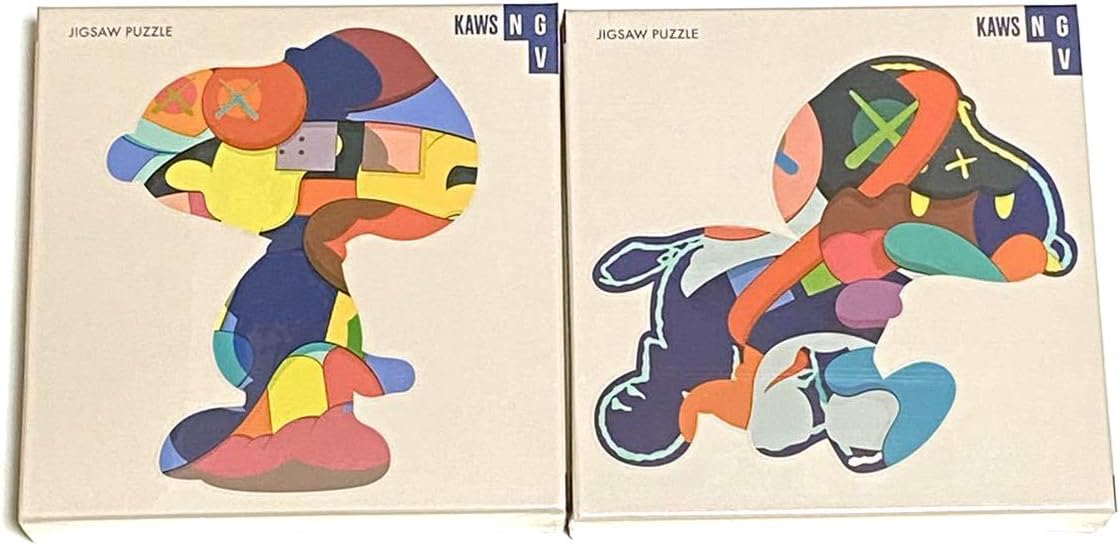 期間限定特別価格 Jigsaw Kaws 限定 Puzzle 2個 パズルセット Snoopy パズル ジグソーパズル Williamsav Com