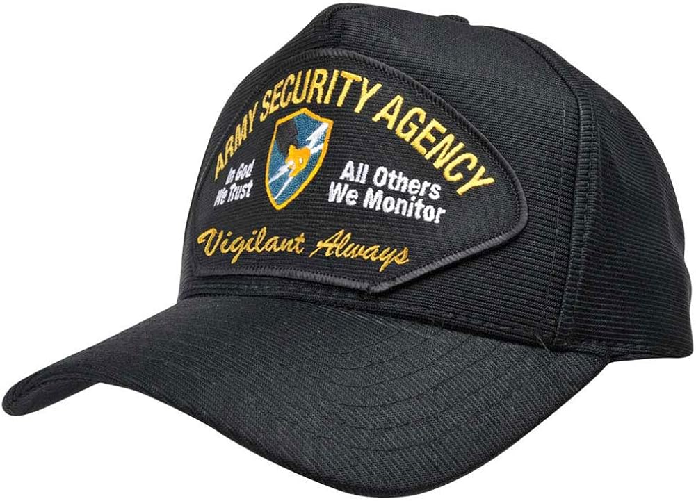 Army Security Agency Always Vigilant USA Made Hat at Amazon Men’s