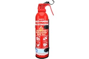 ZIQIANHARD Fire Extinguisher for Home, 1 Pack Vehicle Fire Extinguisher with Mount, Portable Fire Extinguisher Effective on A, B, C, K Fires, Water-Based Extinguisher for Car Boat House Office Kitchen Garage