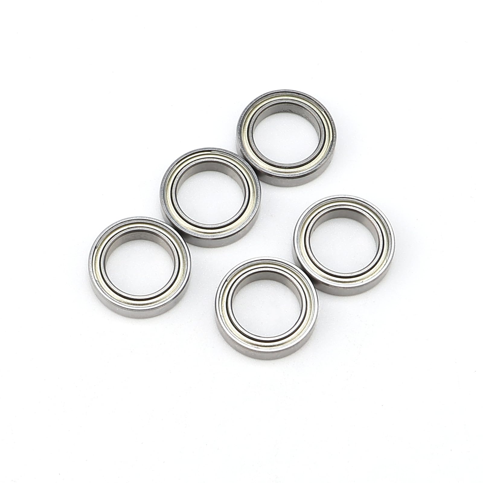Pxyelec 61701 6701ZZ 12 x 18 x 4 mm Miniature Ball Bearing Shielded Deep Groove Ball Bearings Pack of 5