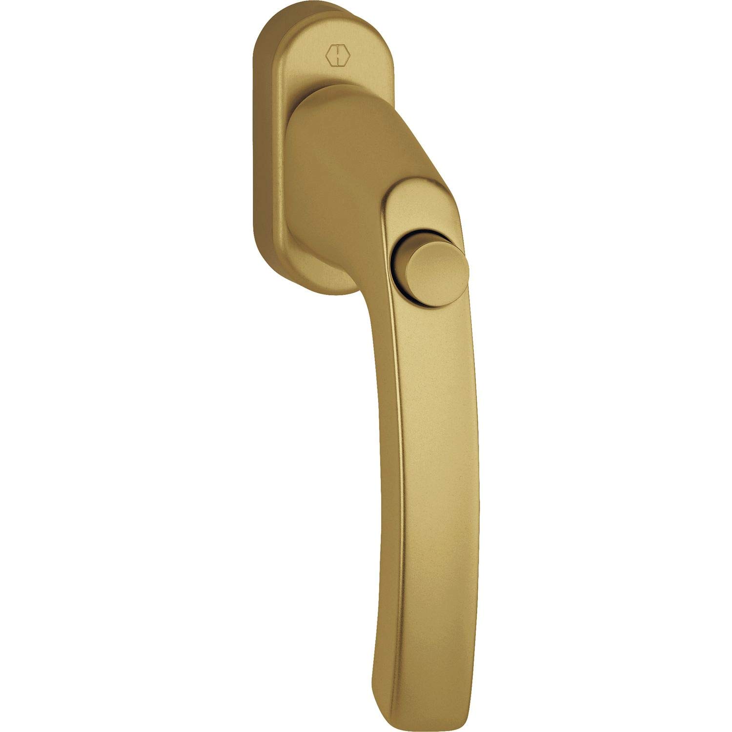 Hoppe 11780149 Window Handle with Push Button VK 7 x 40 Anodised Bronze