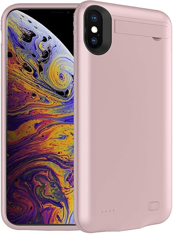Amazon Com Battery Case For Iphone Xs Max 5200mah Portable