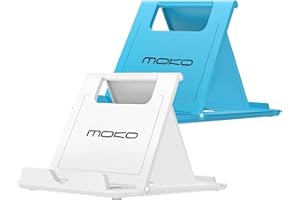 MoKo Phone/Tablet Stand, [2 Pack] Foldable Desktop Holder Fit iPhone 11 Pro Max/11 Pro/11, iPhone Xs/XS Max/XR/X, Galaxy Note