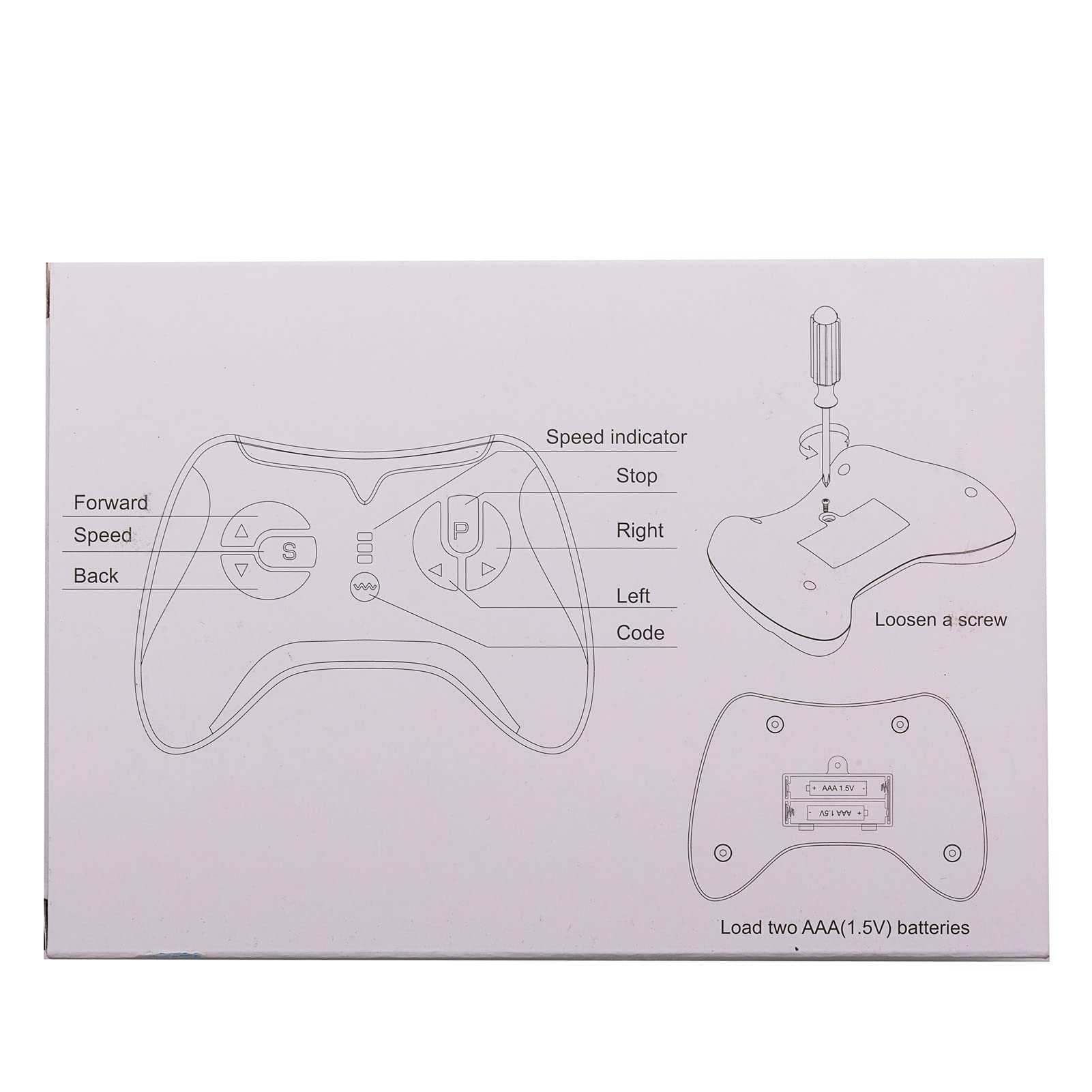 2.4G Bluetooth Remote Control and JR1922RXS-3W-12V Receiver Kit Kids Powered Ride On Car,Controller Control Box Accessories for Children Electric Ride On Car Replacement Parts