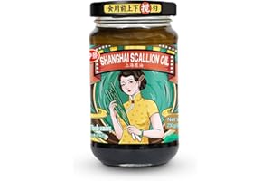 EAPC Shanghai Scallion Sauce - 8.1oz Scallion Oil with Spring Onion for Noodles, Rice, Soup, Spring Onion in Oil, Ready to Eat and Use as Dipping and Drizzling Sauce, Condiment, 230g(Pack of 1)