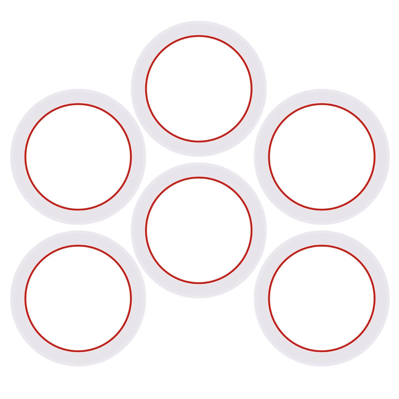 Photo 1 of [UPGRADED] Sealing Gasket for Bialetti Moka Express 1 Cup Iconic Stovetop Espresso Maker - 6 PCS Replacement Food Grade Silicone Seal Ring for Aluminum Stovetop Coffee Maker Pots