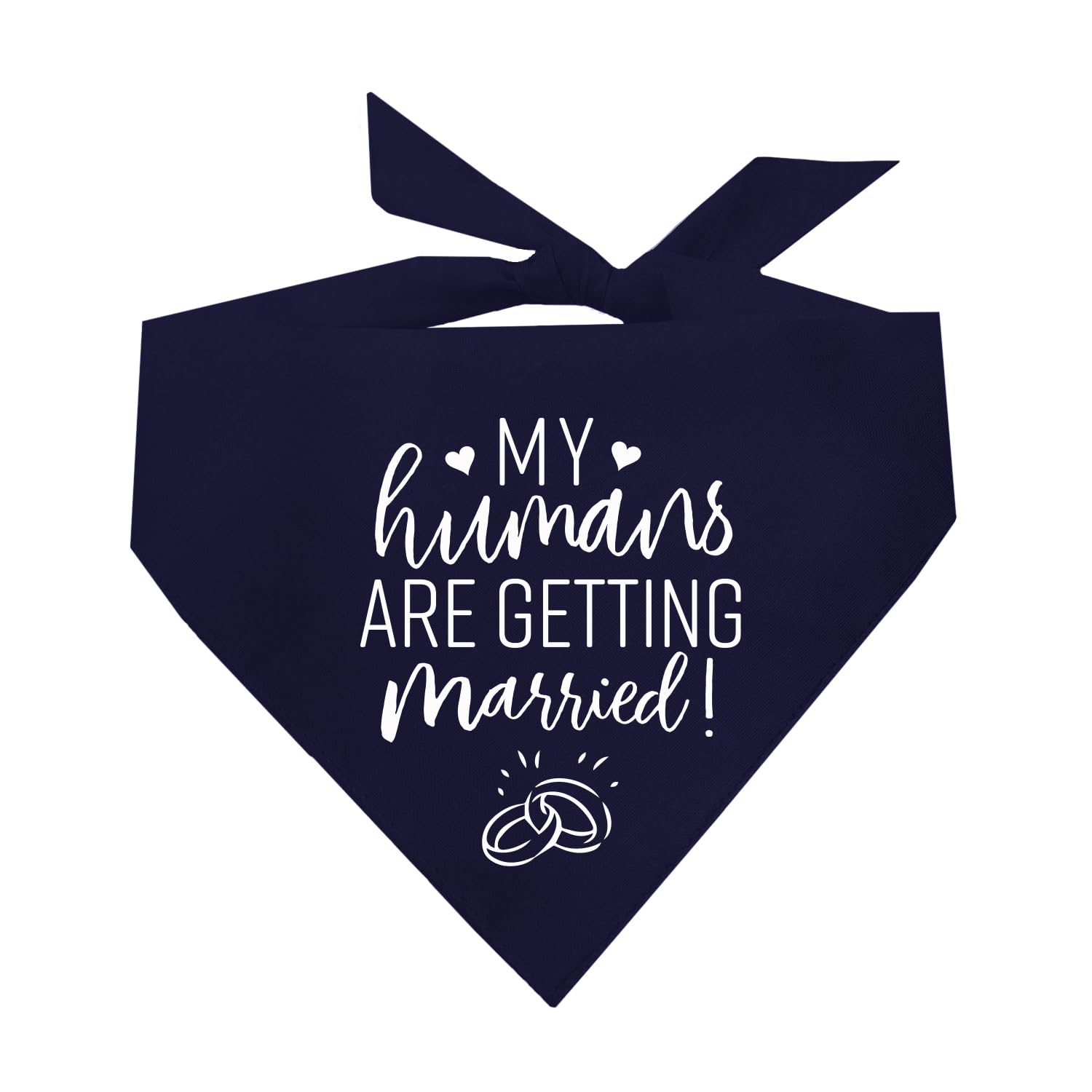 My Humans are Getting Married Printed Dog Bandana (Assorted Colors)