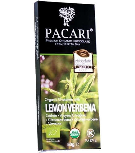 Amazon.com: Pacari Lemon Verbena Organic Chocolate Bar