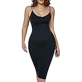 BampooPanPa Shapewear Slip for Under Dresses, Full Slip Dress for Women, Tummy Control Seamless Body Shaper