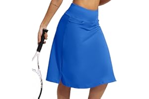 CZRLHYT Womens Skorts Modest Knee Length Skirts Athletic Midi Active Running Skirt