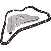 OXCANO 4T60E 4T65E Automatic Transmission Filter Oil Pan Gasket Kit TF-161 | Compatible with 1991-2011 Chevry Buick Oldsmobile &amp; Pontiac Equinox Malibu Impala LaCrosse Regal Grand Am 58837 58918 8651651