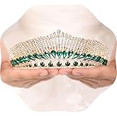 JWICOS Tiara Queen Crown for Women Bridal Wedding Tiara and Crown for Brides Crystal Princess Tiara for Girls