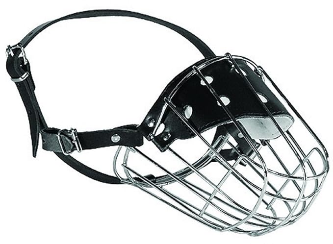 Metall-Maulkorb Drahtkorb Beißkorb Maulkorb für Belgischer Schäferhund Länge 12cm Umfang 40 cm
