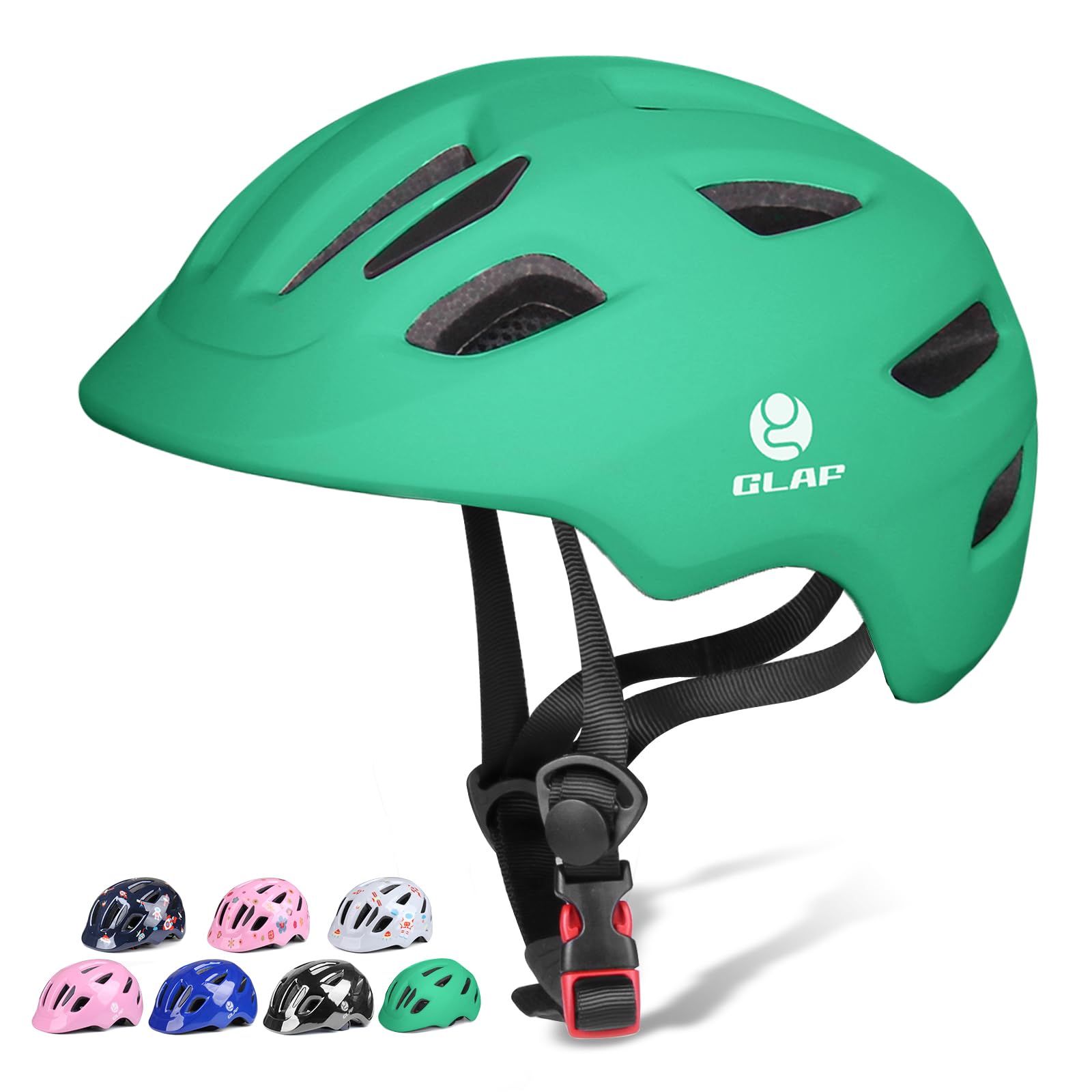 Photo 1 of GLAF Baby Bike Helmet Toddler Helmets for 1 Year Old and up Infant Girls Boys Multi Sport Adjustable for Scooter Bicycle Kids Youth Child Skateboard Safety Cycling (XS, Green)