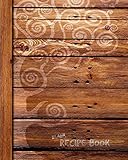 Blank Recipe Book: Recipe Journal for Foodies, Cooks and Chefs (A soft covered large notebook with 1 by smART bookx