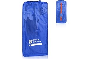 BIGCOON Umbrella Stroller Bag for Airplane - Gate Check Bag with Shoulder Straps, Fits Most Size Single & Double Umbrella Strollers - Lightweight, Storage Durable, Essential Baby Travel, Stroller Cover, Blue
