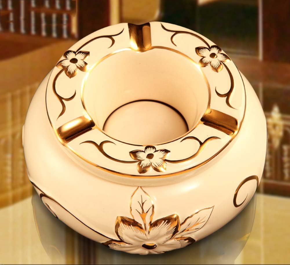 X＆M Ceramic ashtray with lid moroccan handmade ash tray