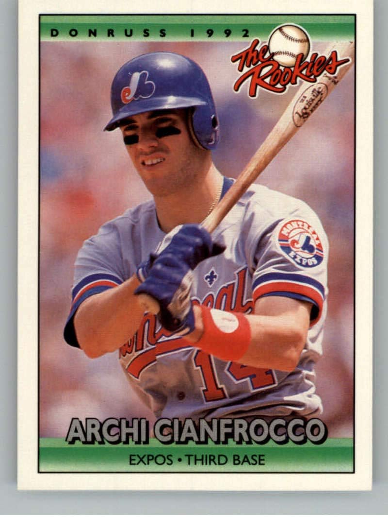 1992 Donruss The Rookies Baseball 24 Archi Cianfrocco RC