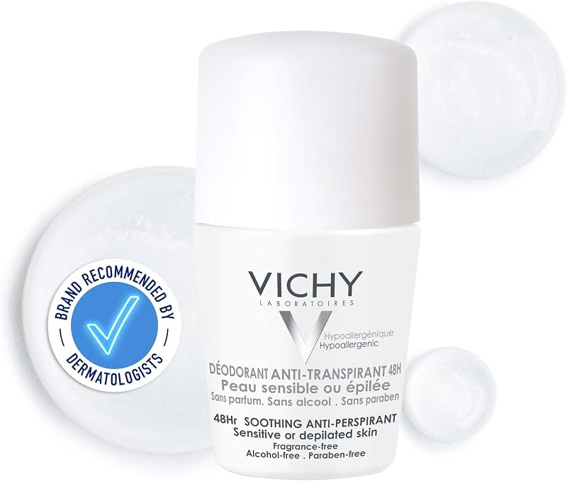 Vichy 48HR Soothing Roll-On Anti-Perspirant Sensitive Skin 50ml