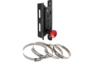 Vehicle Universal Quick Release Aluminum Roll Bar Mount Bottle / Fire Extinguisher Holder with 4 Adjustable Clamps (1)