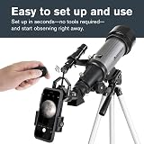Celestron Travel Scope 70 DX Refractor Telescope with Backpack Digiscoping view 2