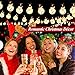 16ft Christmas String Lights Christmas Lights Decorations Snowman 30 LED Lights Battery Operated Indoor Outdoor Christmas Decor for Xmas Tree Lawn Patio Garden Home Wedding Party, Warm White