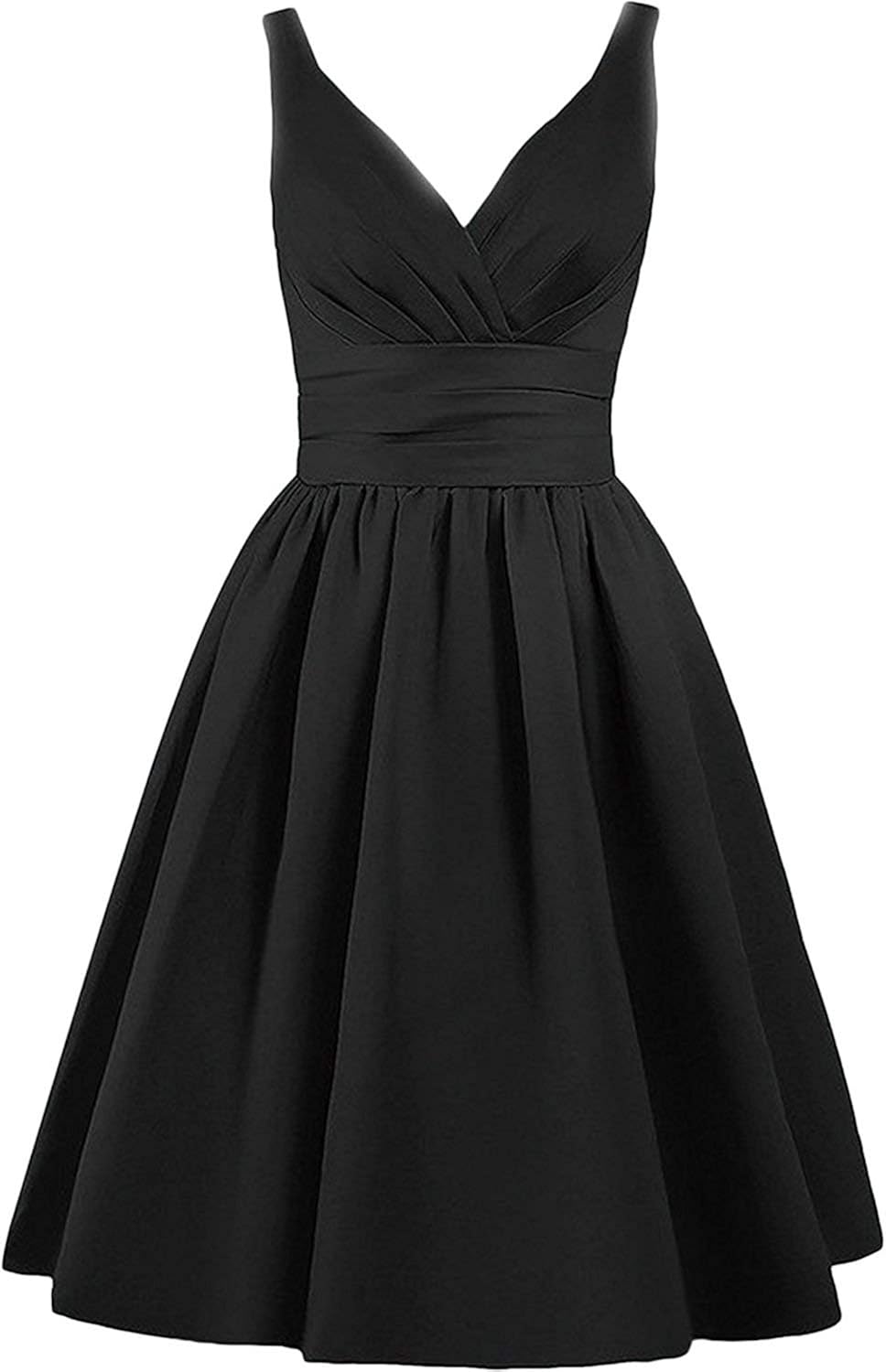 simple short black dress